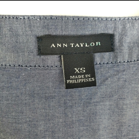 Ann Taylor Blouse with Front Tie - Picture 7 of 8